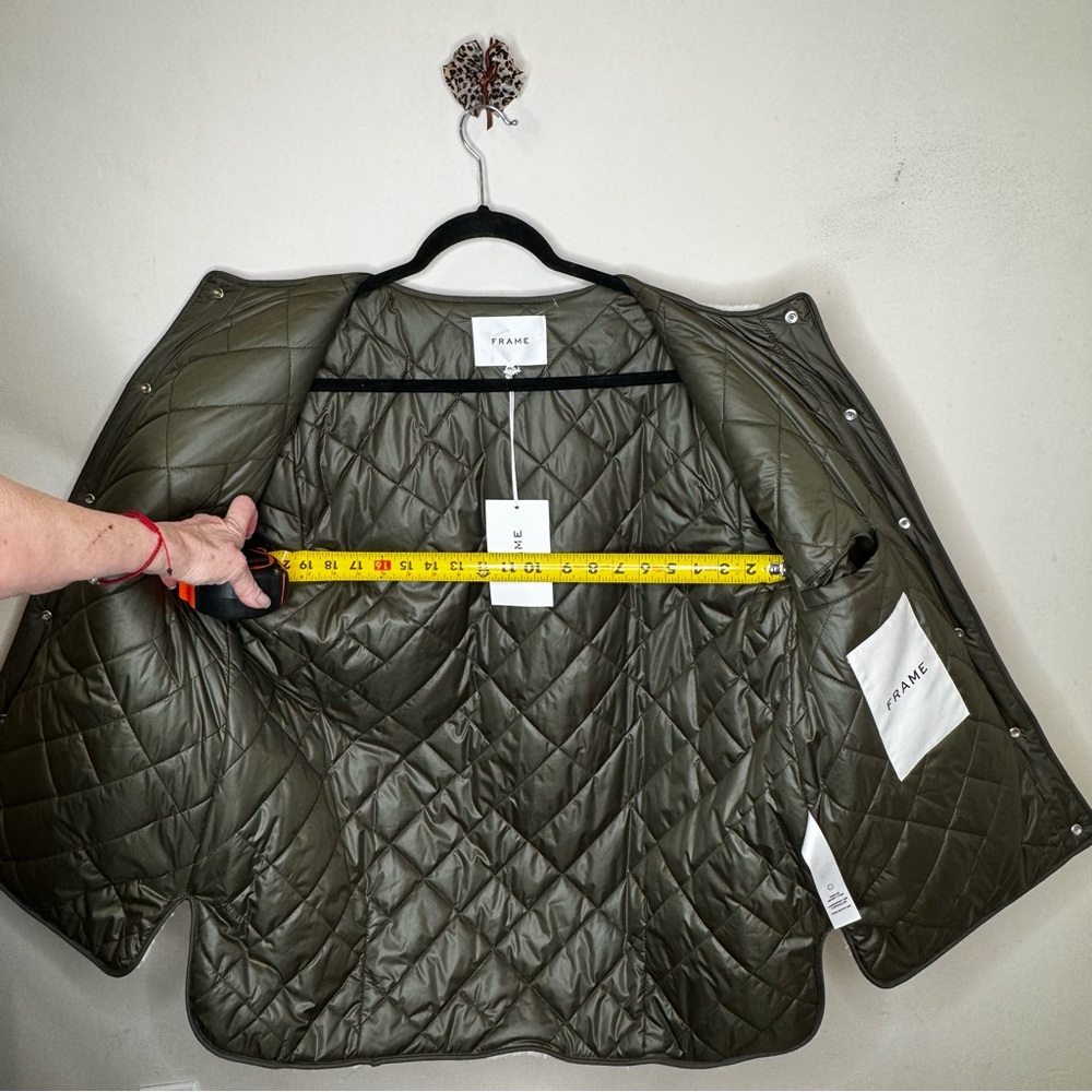 FRAME NWT Oversized Army Liner Jacket - Beautiful and RARE! - Picture 6 of 15